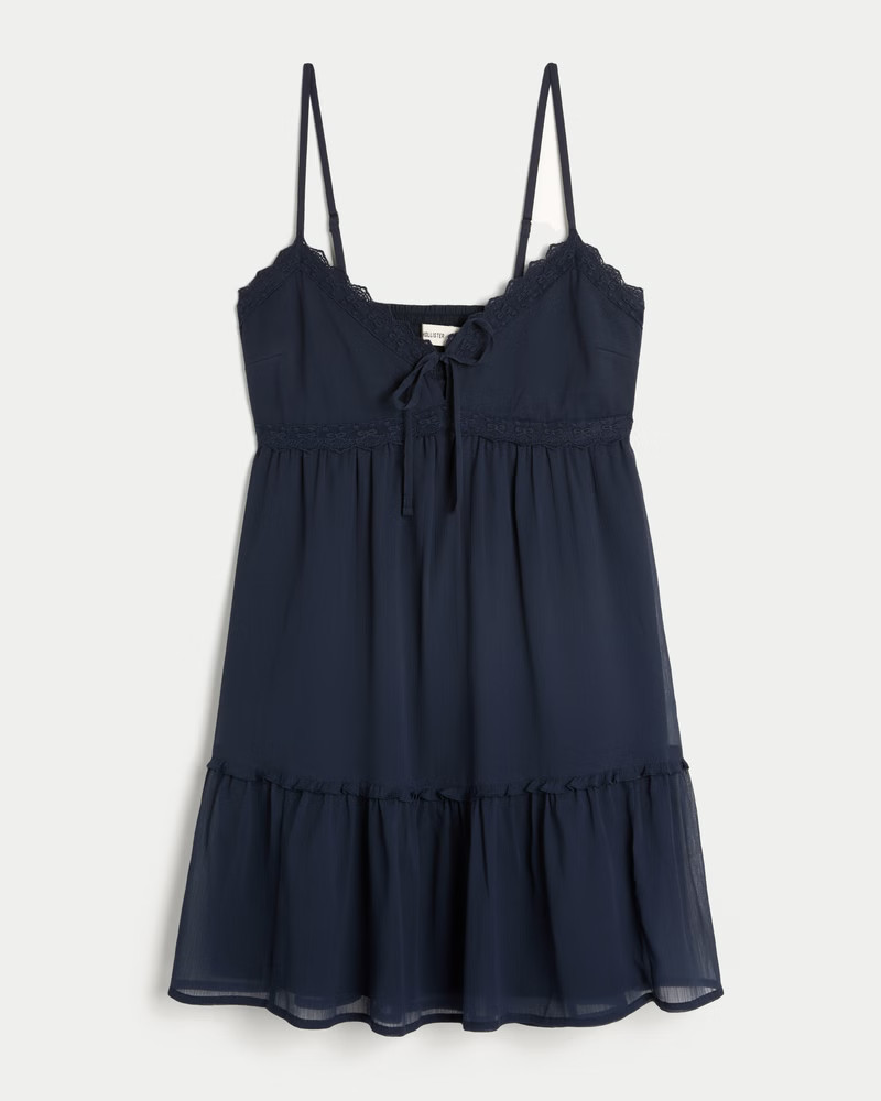 Babydoll Mini Dress | Hollister (US)