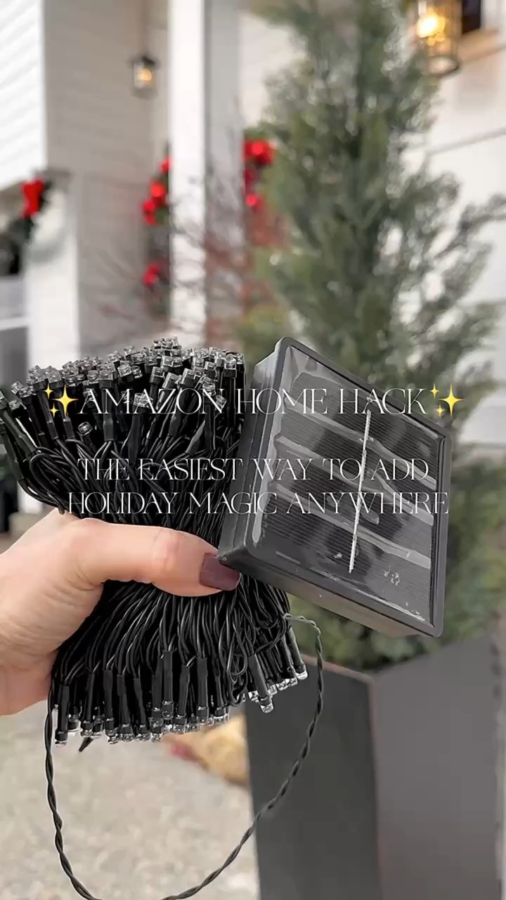 
OUTDOOR SOLAR LIGHTS! The viral solar lights everyone is decorating with this season. Waterproof, durable, and designed with 8 lighting modes, they give the perfect warm glow without needing any power. They took me less than ten minutes to add to our trees, and they’re still twinkling when I wake up in the morning. A simple, magical way to elevate any outdoor space for the holidays and beyond.
#Amazon #TheHillaryStyle #OutdoorLights #HolidayDecor #YardGlow #CozyOutdoors #HomeDecor #SeasonalStyle #LightingIdeas #WinterStyle
 

 #LTKHoliday #LTKSeasonal #LTKOver40