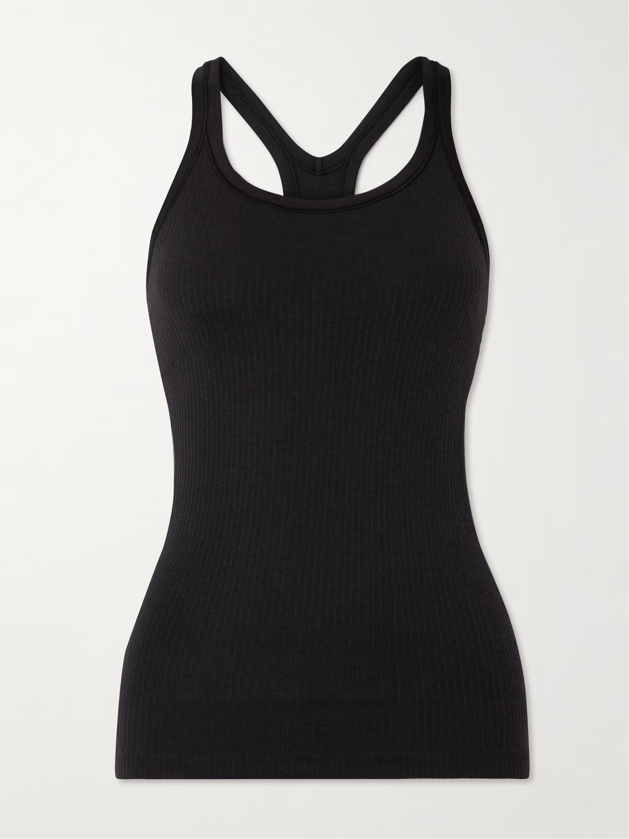 lululemon - Ebb To Street Ribbed Jersey Tank - Black | NET-A-PORTER (US)