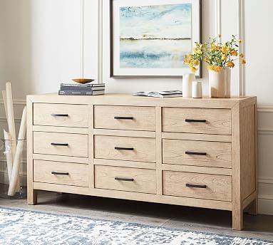 Linwood 9-Drawer Wide Dresser | Pottery Barn (US)