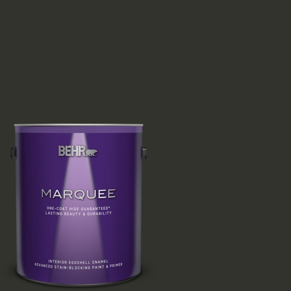 BEHR MARQUEE 1 gal. #MQ5-05 Limousine Leather One-Coat Hide Eggshell Enamel Interior Paint and Pr... | The Home Depot