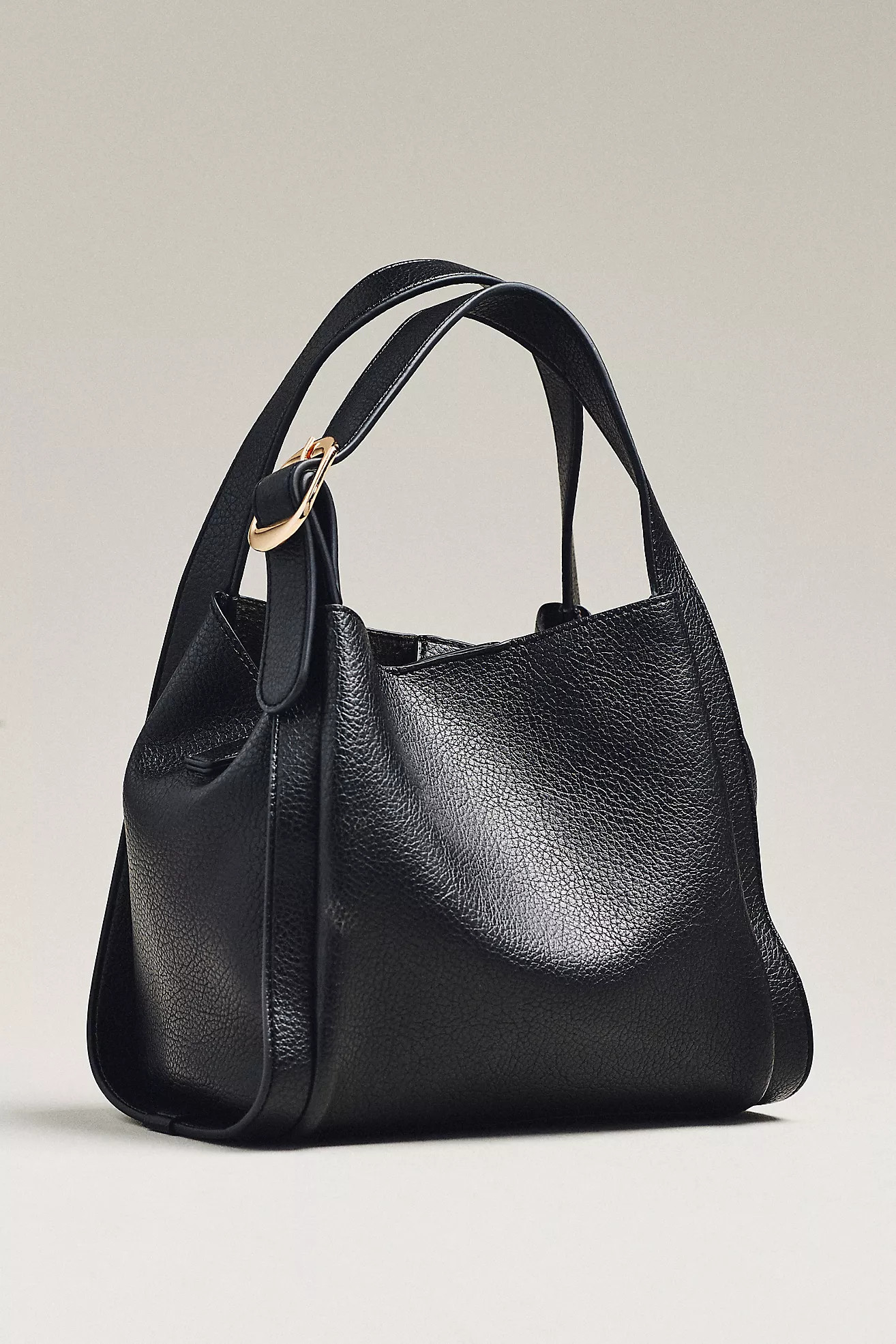 By Anthropologie Faux Leather Mini Satchel Bucket Bag | Anthropologie (US)