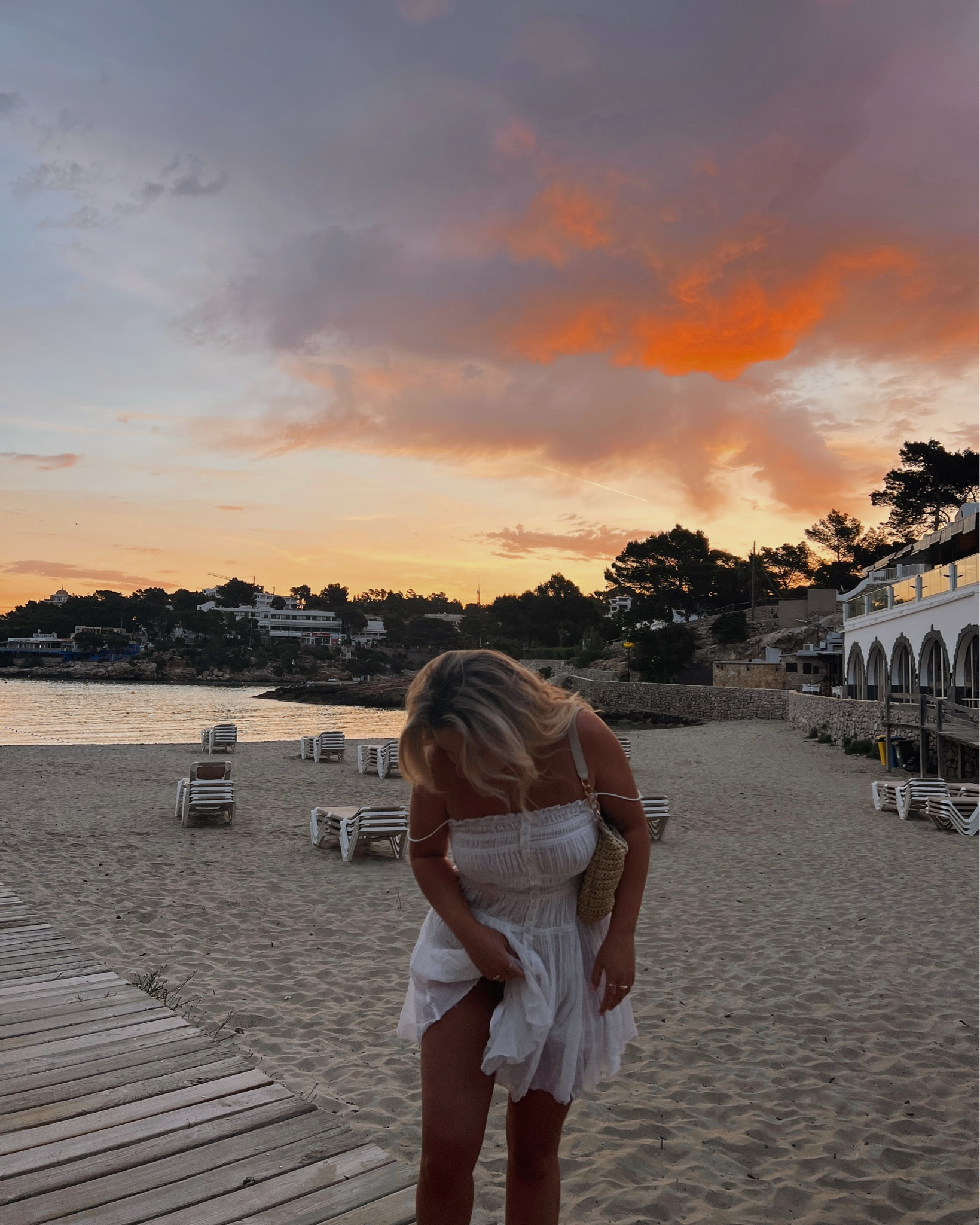 white summer beach mini flowy dress 🤍

#LTKstyletip #LTKeurope #LTKtravel