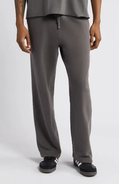 Elwood Core Organic Cotton Straight Leg Sweatpants in Vintage Grey at Nordstrom, Size Small | Nordstrom