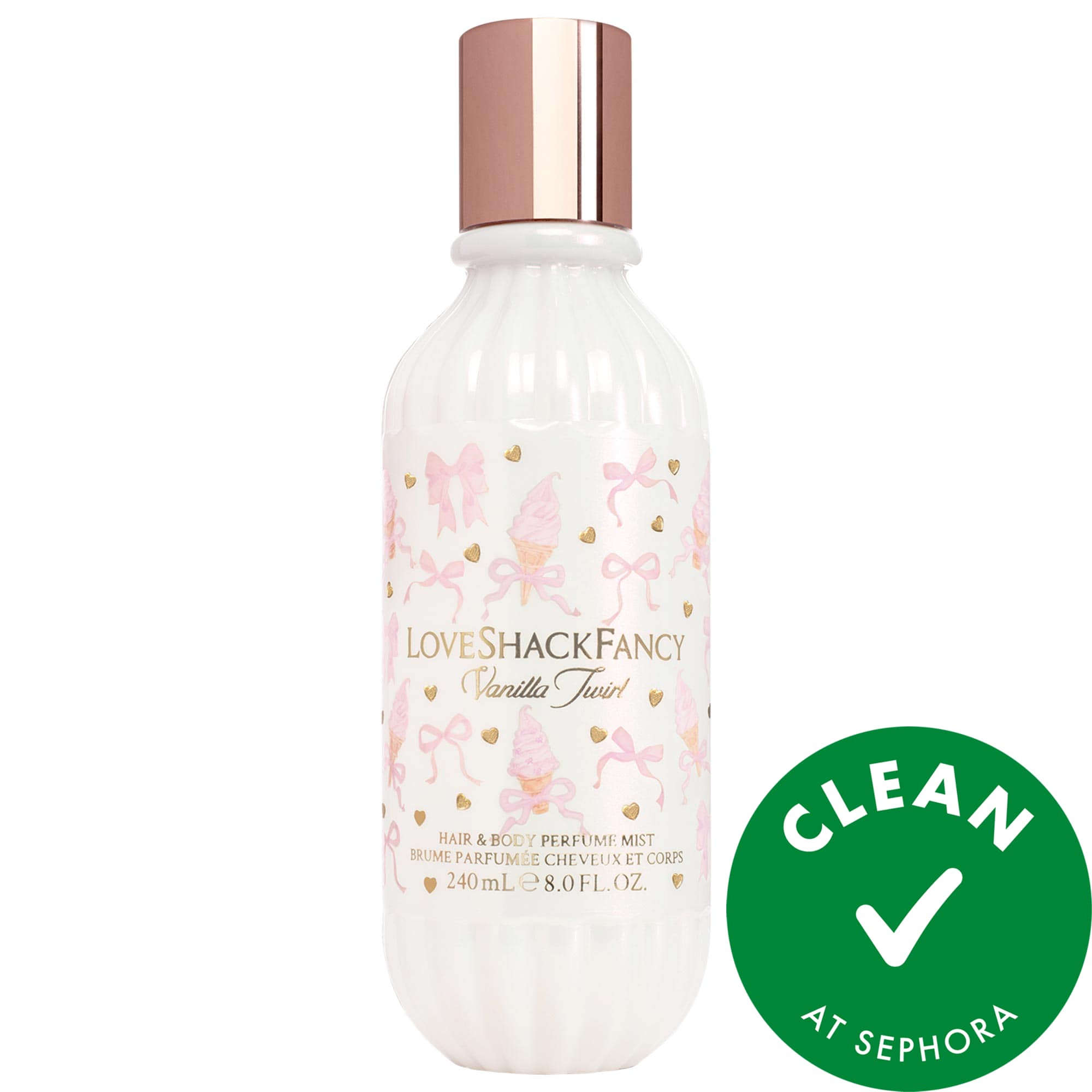 LoveShackFancy Vanilla Twirl Hair & Body Perfume Mist 8oz/240mL perfume mist | Sephora (US)