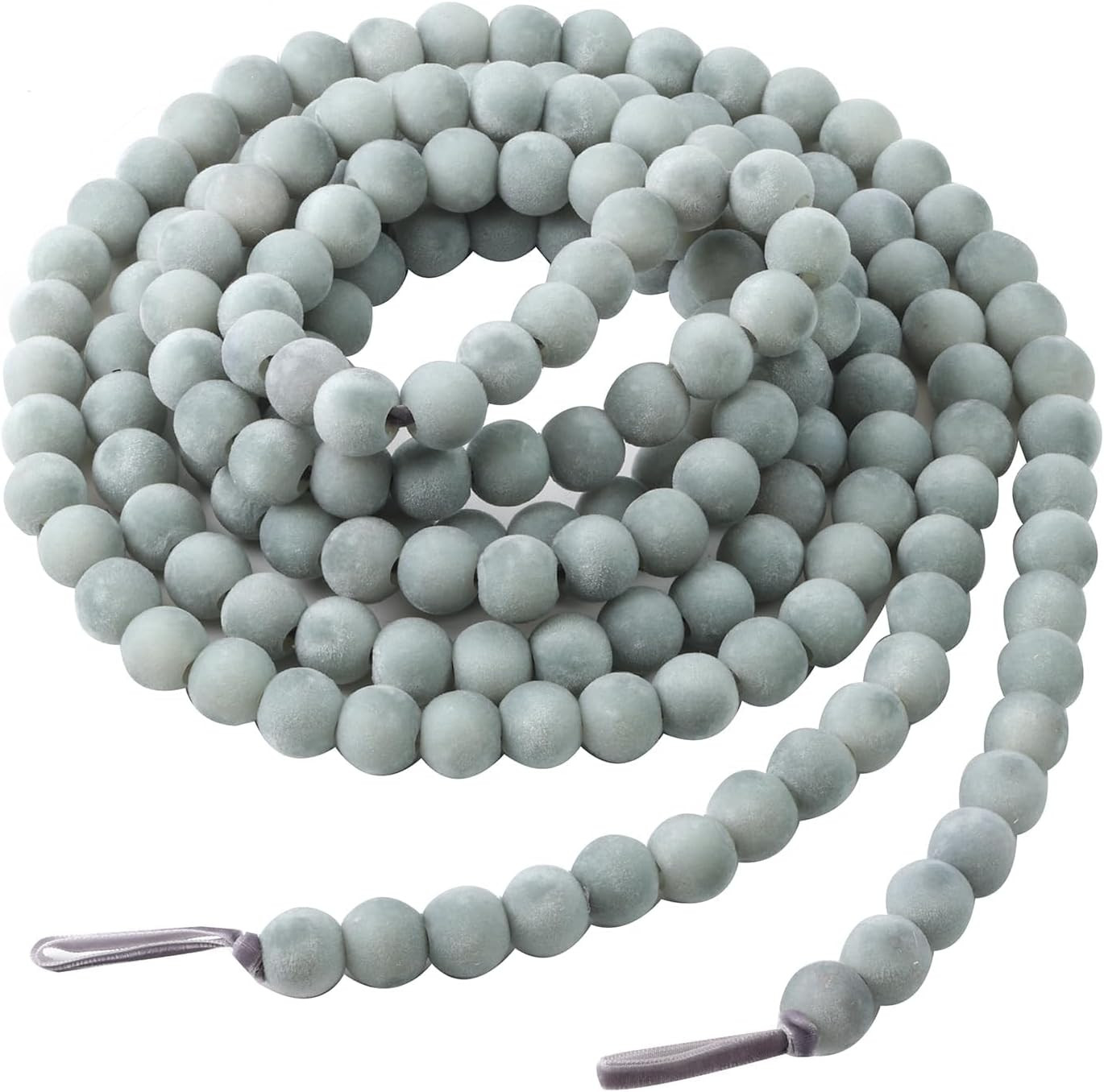 ZenNex 9FT Christmas Velvet Bead Garland,Vintage Xmas Garland,Misty Blue | Amazon (US)
