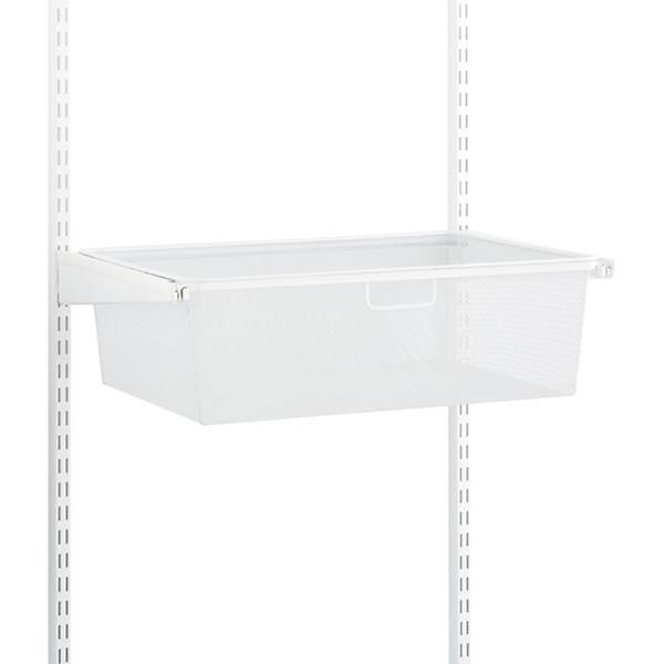 White Elfa classic 2' Mesh Hanging Drawers & Frame4.4144 Reviews | The Container Store