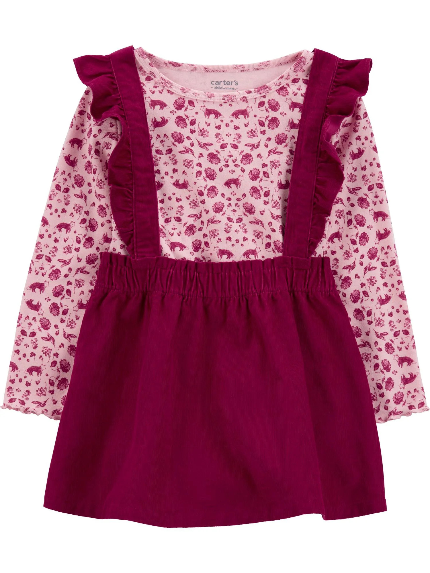 Carter's Child of Mine Toddler Girl Dress, 2-Piece, Sizes 12M-5T | Walmart (US)