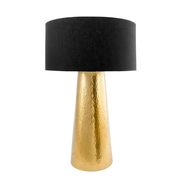 Watch Hill  21'' Layla Aluminum Cotton Shade Table Lamp, Black - Walmart.com | Walmart (US)