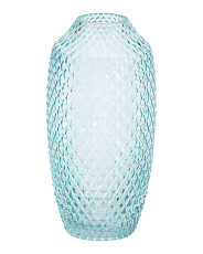 12in Dots Colored Glass Vase | TJ Maxx