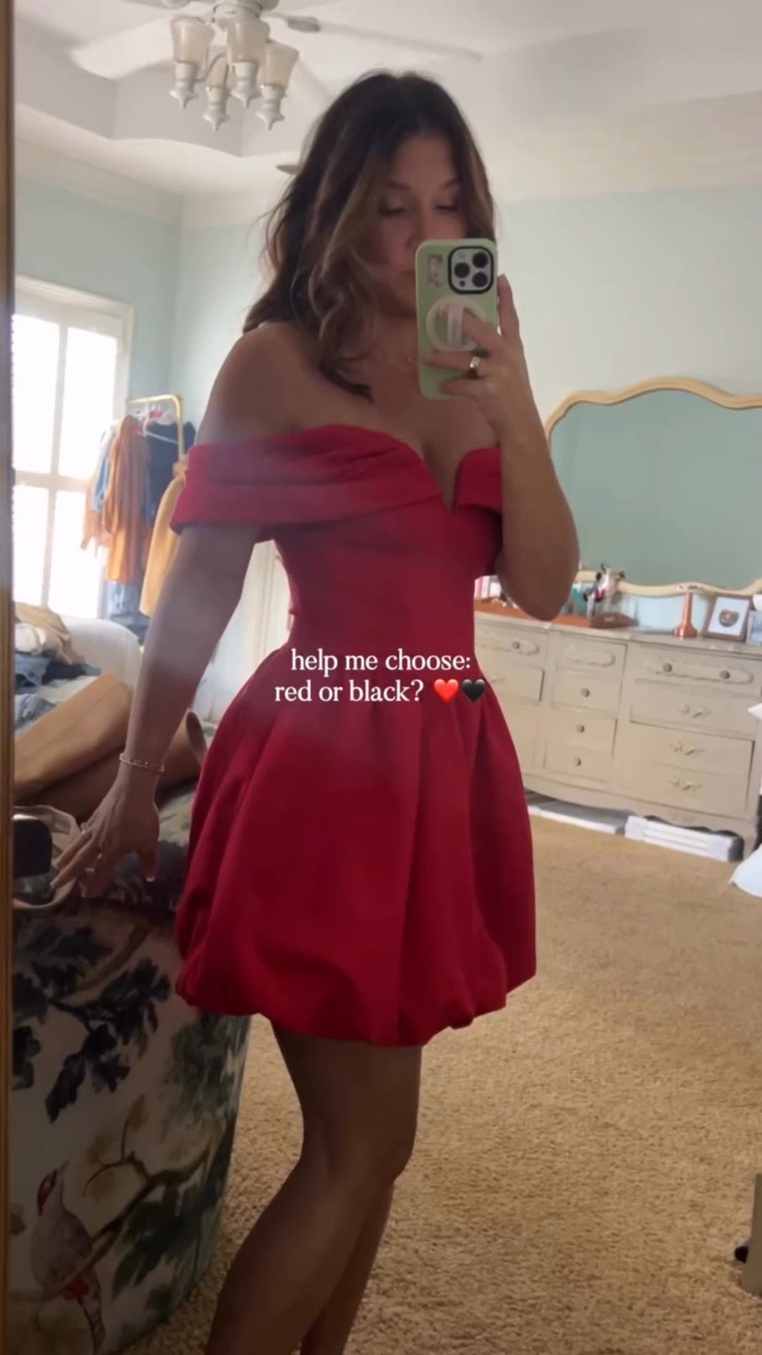 help me choose what to wear to a New Year's Eve party! ❤️ or 🖤 ?