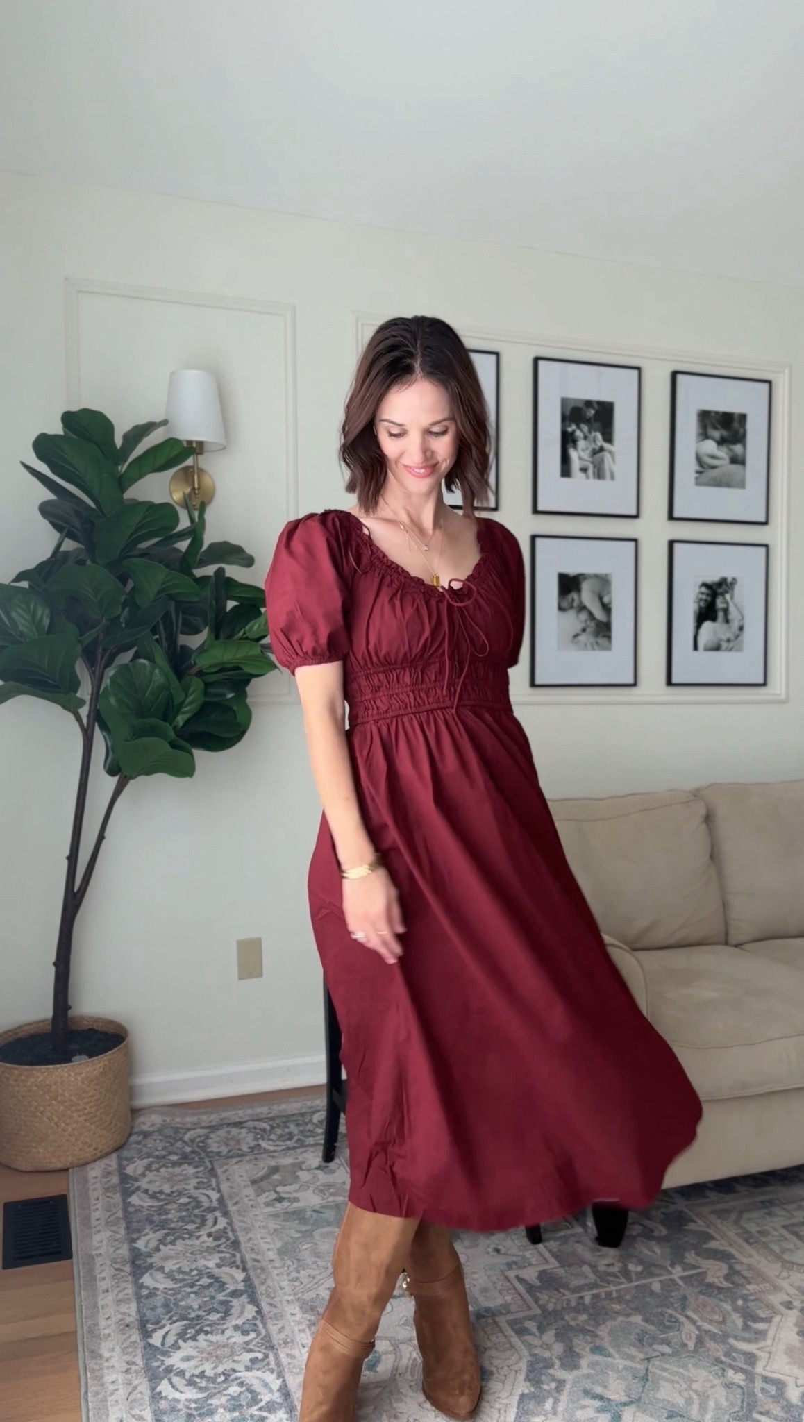 Fall outfit idea // bump friendly dress // Thanksgiving outfit idea // fall style // old navy dress // nursing friendly 

#LTKStyleTip #LTKSeasonal #LTKHoliday