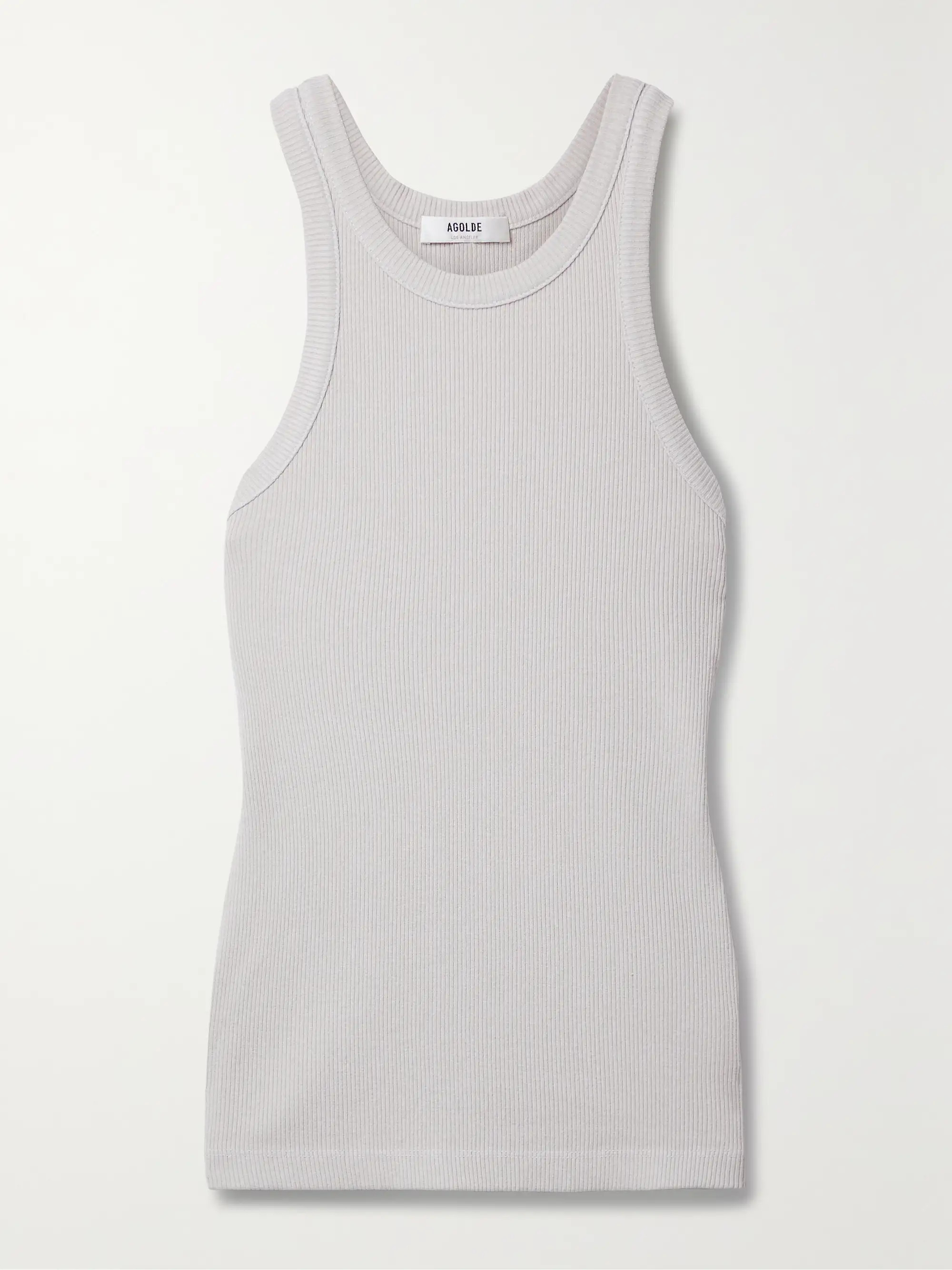 + NET SUSTAIN Bailey ribbed stretch-Lyocell and cotton-blend tank | NET-A-PORTER (US)