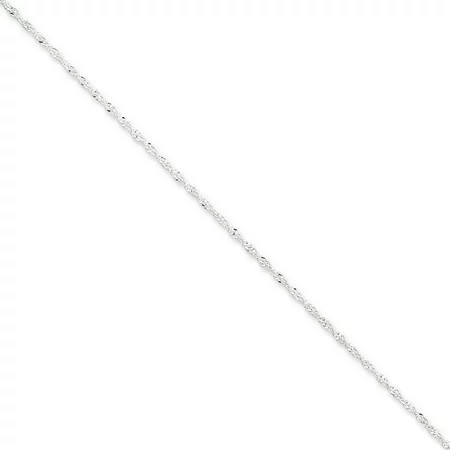 Sterling Silver Singapore Anklet | Walmart (US)
