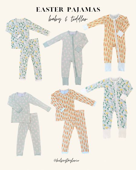 Easter pajamas for baby & toddler + matching sibling sets! 

#LTKkids #LTKfindsunder50 #LTKbaby