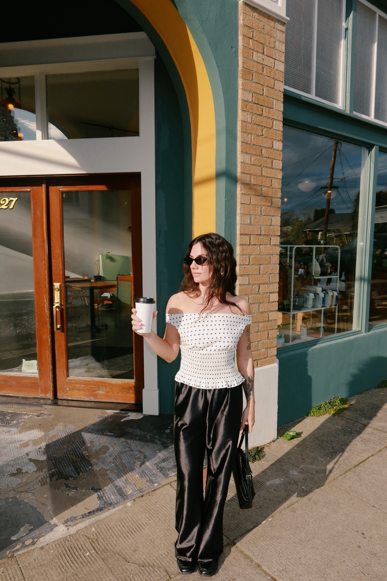 Peppermayo | satin pant | loafer | polka dot | ootd @abercrombie @amazonfindsandfashion 

#LTKPetite #LTKWorkwear #LTKSeasonal