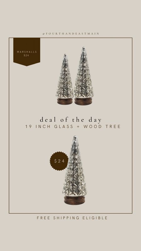 deal of the day // GORGEOUS glass trees for a great price 

#LTKhome #LTKHoliday #LTKSeasonal