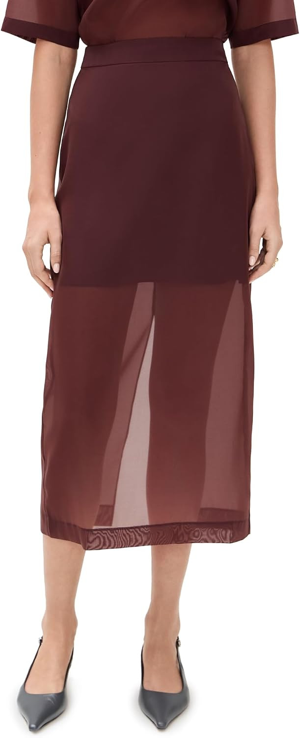 LE BOP Women's Olivia Organza Midi Skirt | Amazon (US)