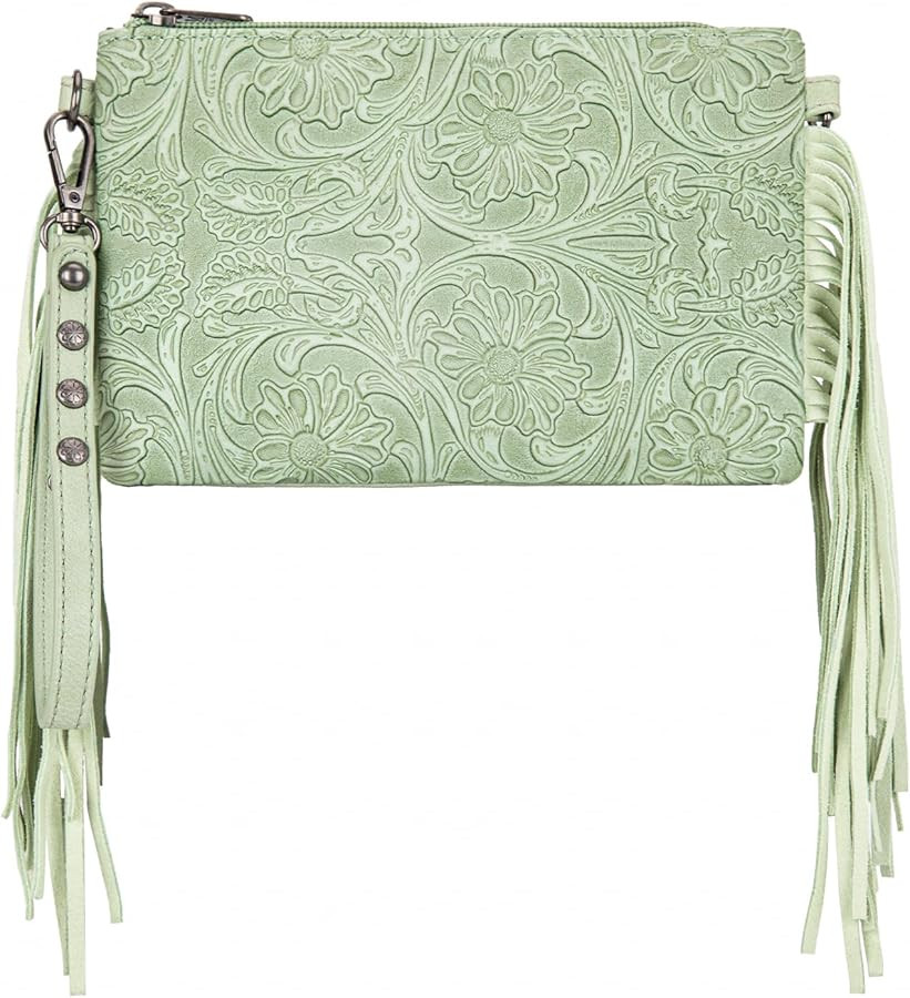 Montana West Western Purse for Women Crossbody Bag Wristlet Clutch Purse | Amazon (US)