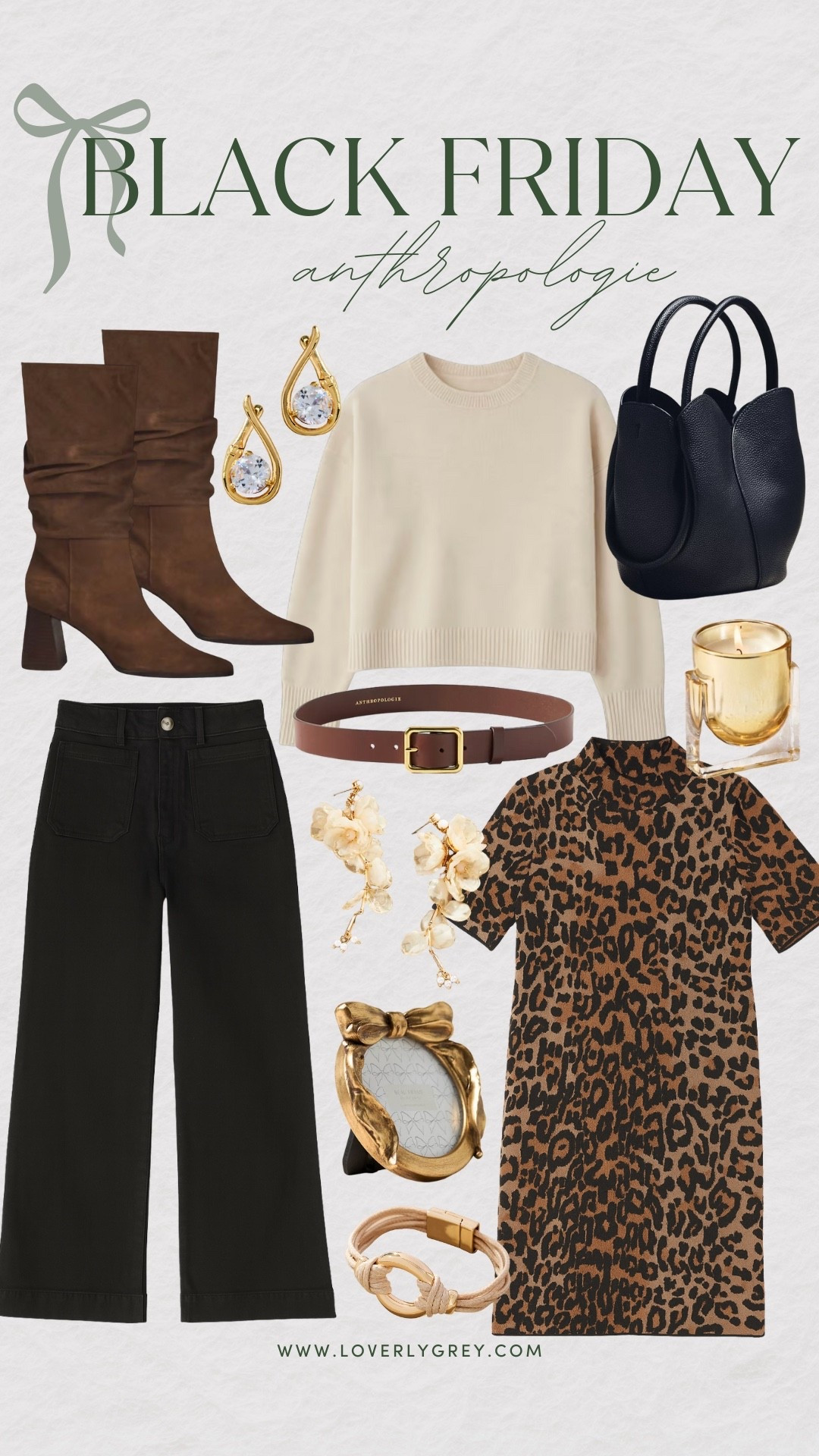 Anthropologie is currently 30% off this week for Black Friday! This is a huge sale! 👏🏼 Anthropologie is truly one of my favorite stores - you can even shop on here for home & gifts!

Loverly Grey, Anthropologie sale, Black Friday, sale, boots, black jeans, leopard print, candle 

#LTKSaleAlert #LTKCyberWeek