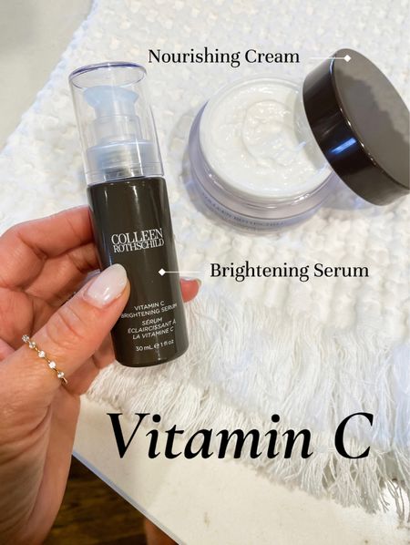 NEW & reformulated! SPRING SALE @colleenrothschild
Brightening serum - 15% Vit.C
Improves appearance of dark spots 
Smoothes uneven skin texture
Brightens dullness
Defends against environmental pollutants 
👉🏻I use every morning before moisturizer 
#CRPartner #colleenrothschild

#LTKsalealert #LTKunder100 #LTKbeauty