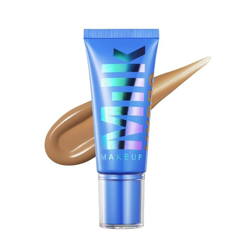 Milk Makeup Hydro Grip Hydrating Gel Skin Tint – 12HR Lightweight Buildable Coverage with Hyaluronic Acid for Natural Dewy Finish – Non-Comedogenic – 9 Medium Tan w/Warm Undertones, 1oz | Amazon (US)