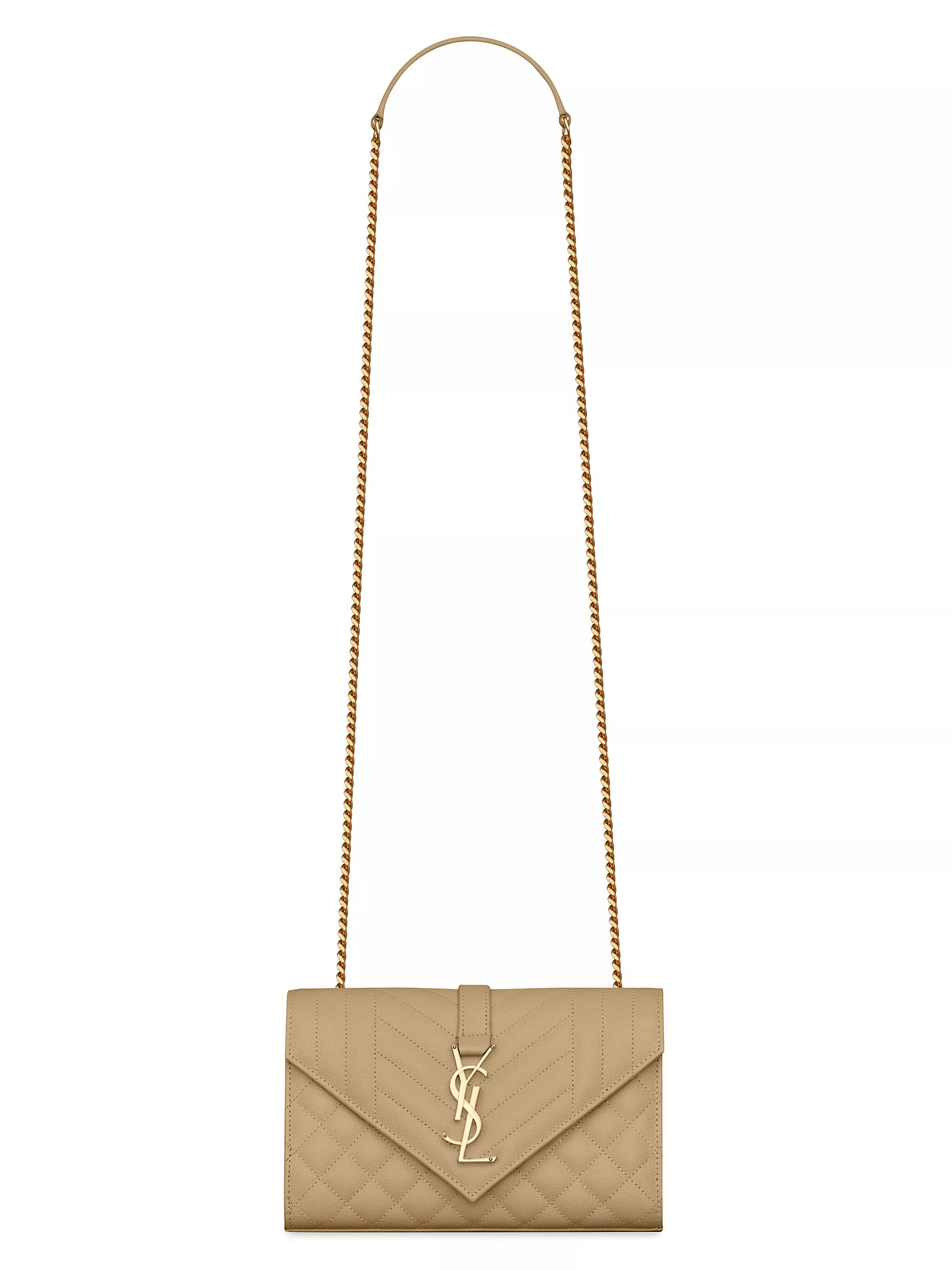 Envelope Small Bag in Mix Matelasse Grain De Poudre Embossed Leather | Saks Fifth Avenue