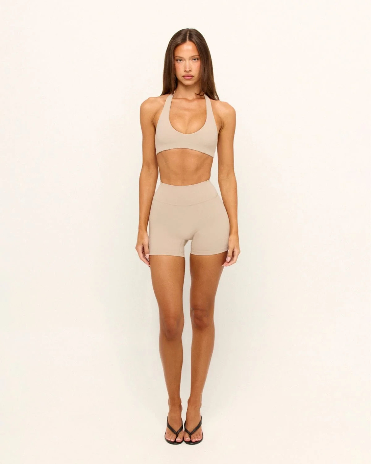 Form Halter Crop | Fawn | Crop Shop Boutique US