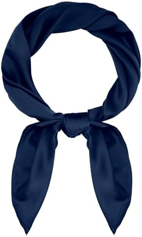 Satin Scarf Square Scarf Neck Hair Scarf Handkerchief Bandanas for Women Men Girls Boys Costume A... | Amazon (US)