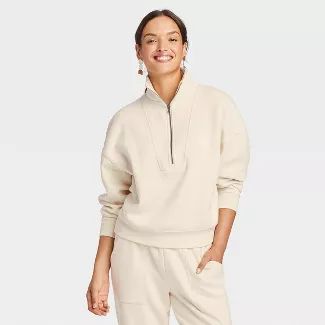 Women's Quarter Zip Sweatshirt - Universal Thread™ | Target