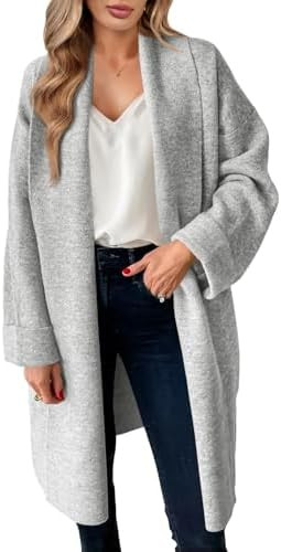 Saodimallsu Long Cardigan Sweaters Coatigan Jackets | Amazon (US)
