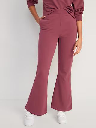 Extra High-Waisted Snuggly Fleece Flare Sweatpants for Women | Old Navy (US)