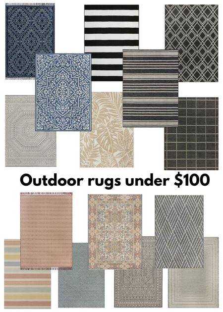 Outdoor rugs under $100  #walmarthome #walmartoutdoor #outdoor

#LTKsalealert #LTKhome #LTKfindsunder100