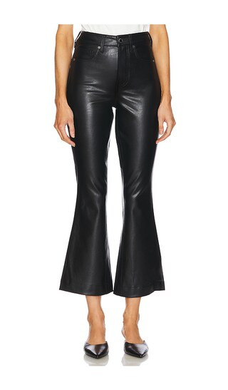 Carson High Rise Ankle Flare in Black | Revolve Clothing (Global)