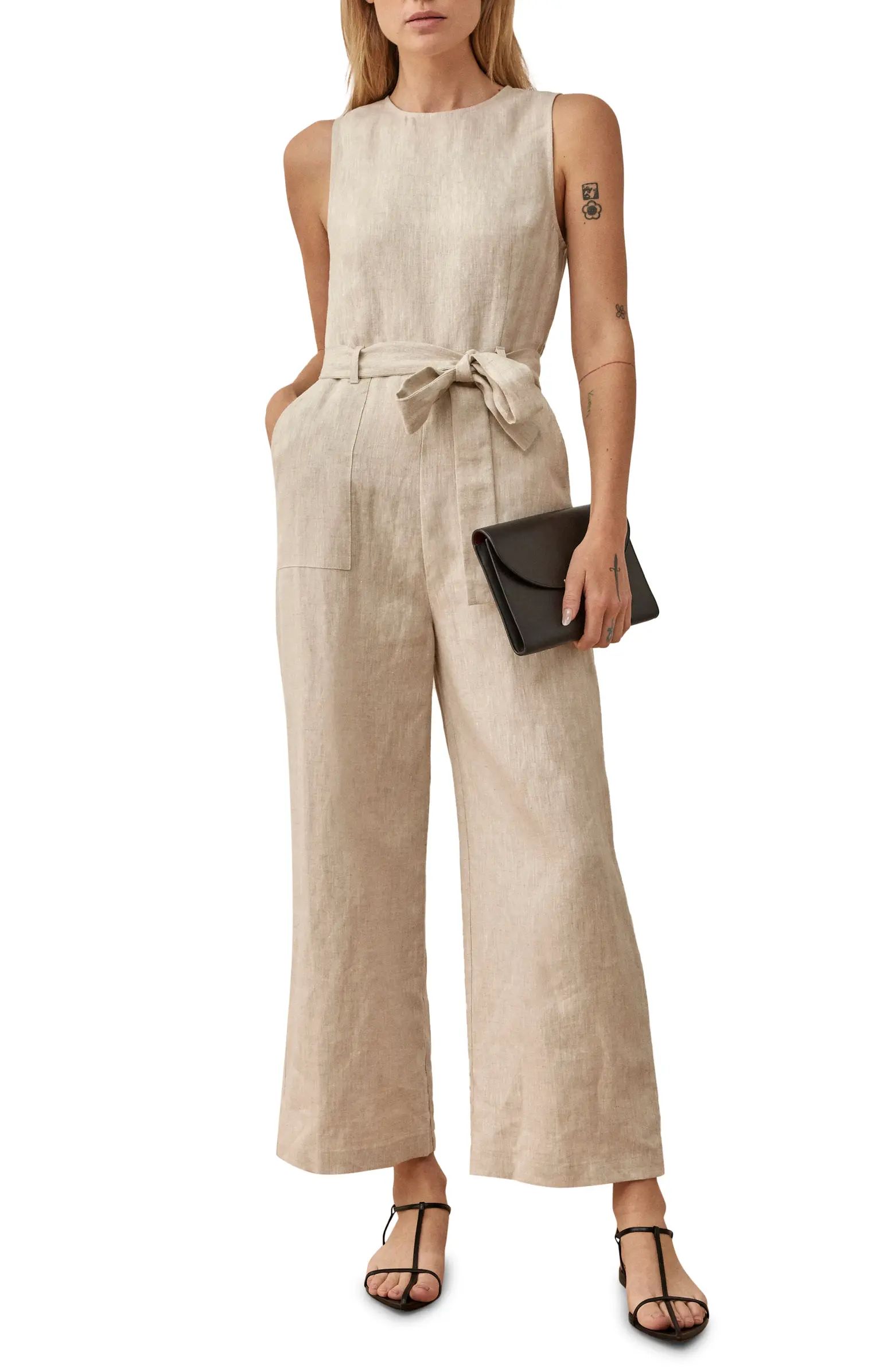 Rating 3out of5stars(1)1Naomi Wide Leg Linen JumpsuitREFORMATION | Nordstrom