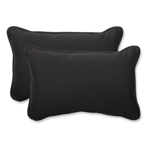 Sunbrella® Canvas Outdoor 2-Piece Lumbar Throw Pillow Set | Target