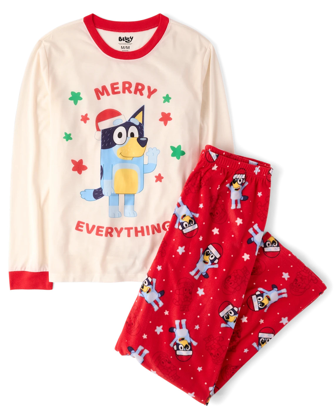 Mens Matching Family Bluey™ Merry Everything Pajamas - multi | The Children's Place