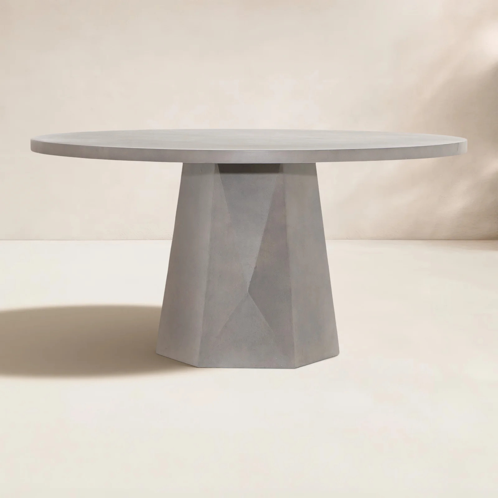 Clemmie Stone/Concrete Dining Table | Wayfair North America