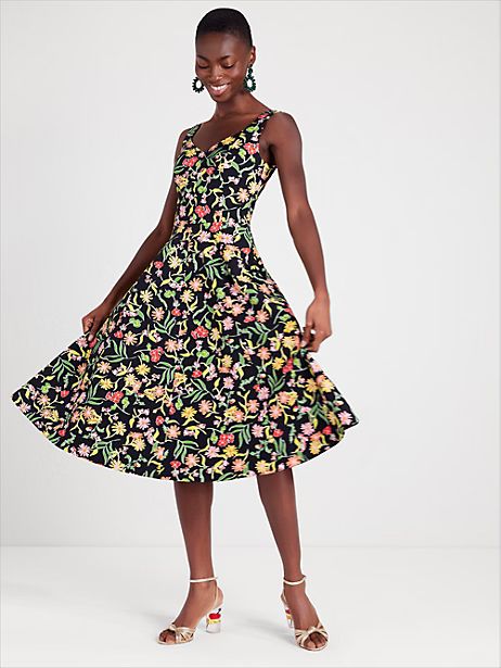 rooftop garden floral grace dress | Kate Spade (US)