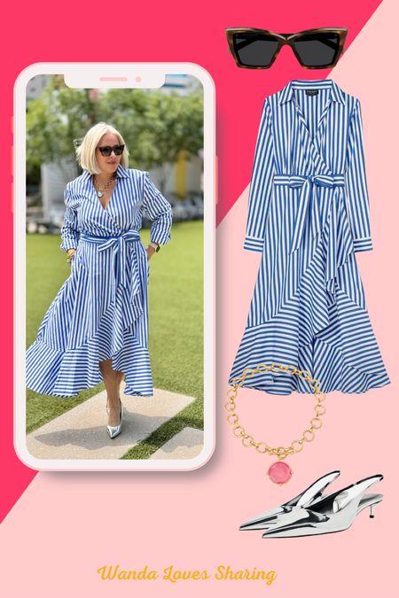 The best Mother’s Day dress! This Kate Spade dress is a true wrap dress and so pretty! Perfect for this almost 50 year old. So flattering 

#LTKstyletip #LTKmidsize #LTKover40