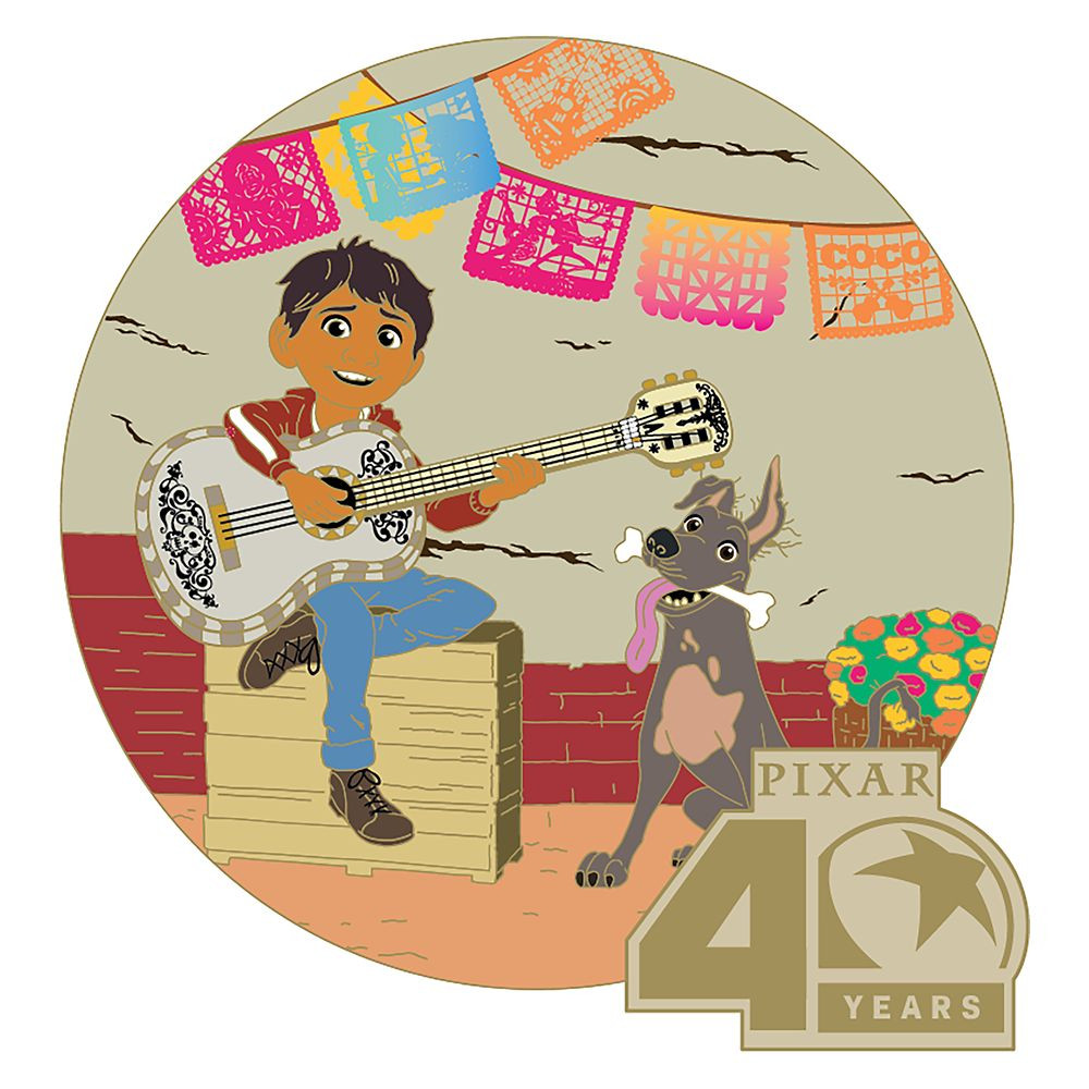 D23-Exclusive Coco Pin – Pixar Animation Studios 40th Anniversary – Limited Edition | Disney Store