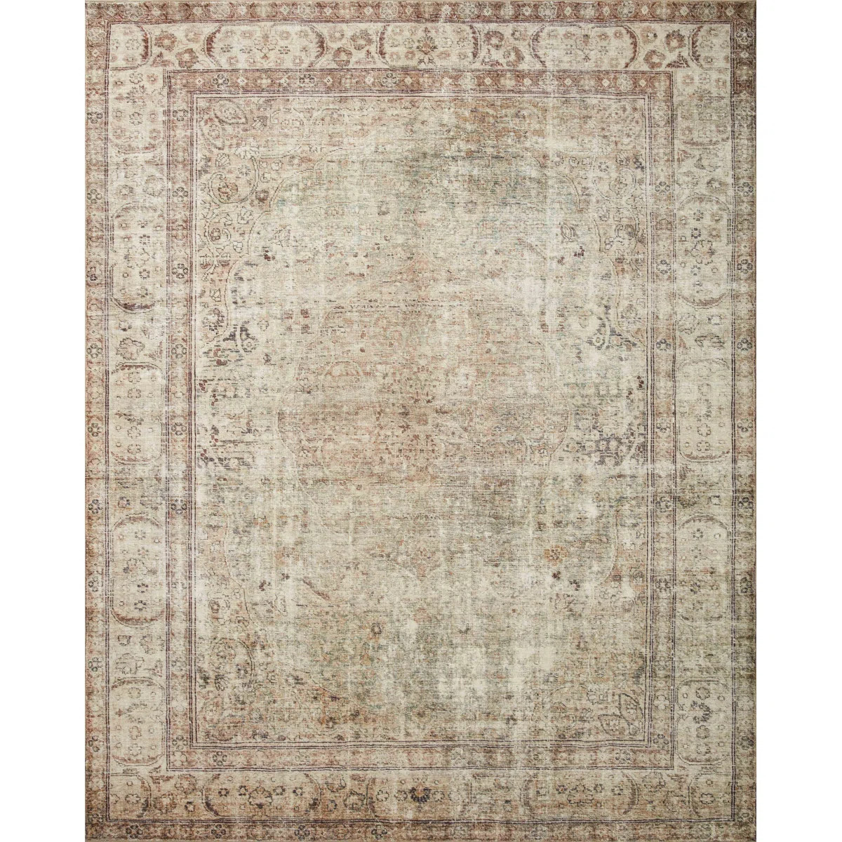 Loloi Margot Antique/Sage Area Rug feat. CloudPile | Wayfair North America