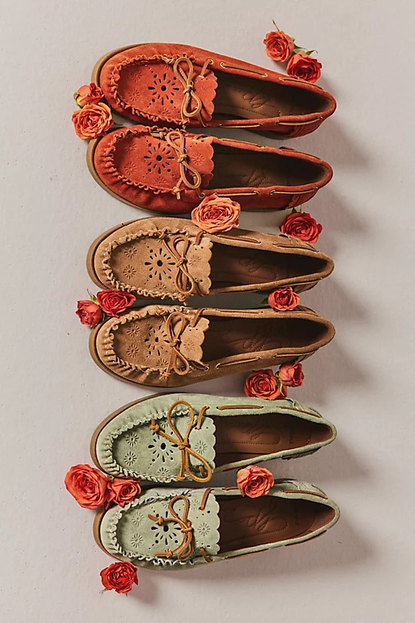 Lagoon Cut-Out Boat Shoes by Free People in Tan Suede, Size: US 8.5 | Free People (UK)