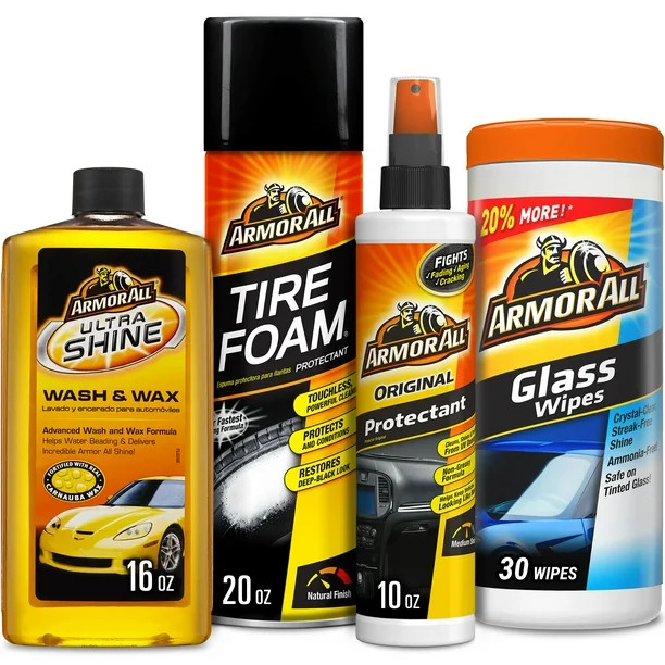 Armor All Complete Car Care Kit (4 Pieces), Car Cleaning - Walmart.com | Walmart (US)
