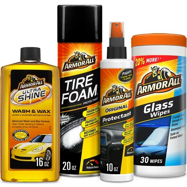 Armor All Complete Car Care Kit (4 Pieces), Car Cleaning | Walmart (US)