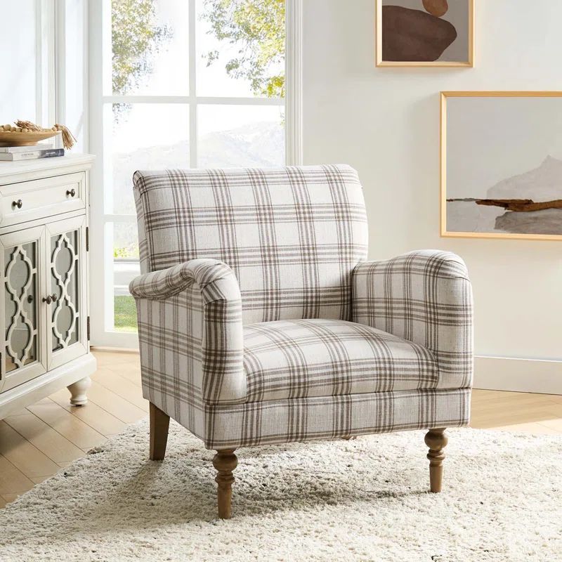 Arching 29.5" Polyester Wide Armchair | Wayfair North America