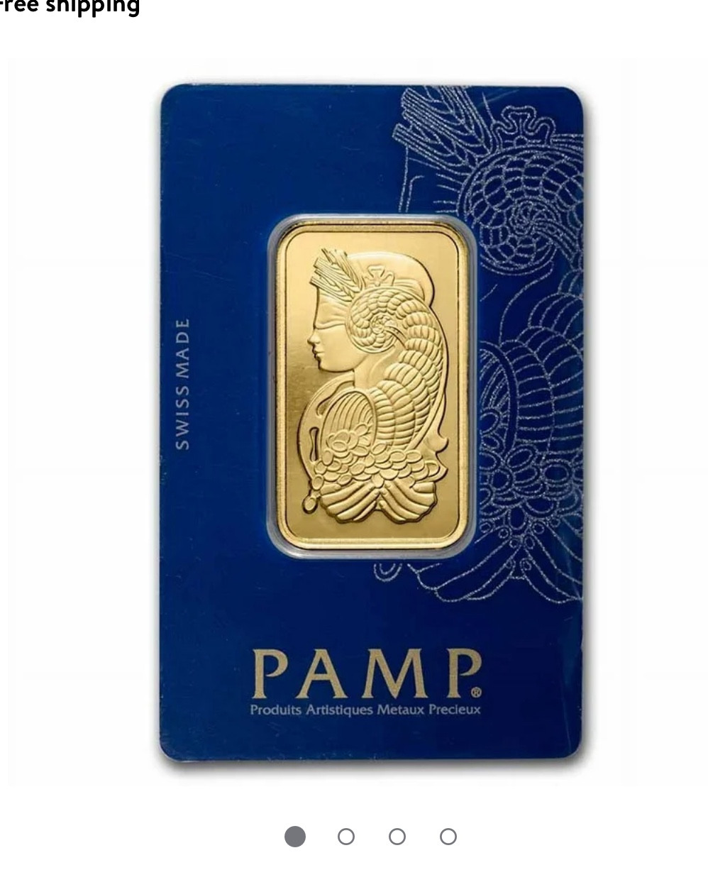 1 oz Gold Bar PAMP Suisse Lady Fortuna Veriscan(In Assay)

#LTKOver40 #LTKSeasonal