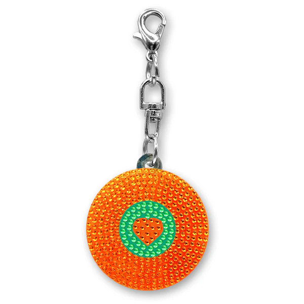 Orange Record Charm | StickerBeans