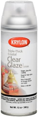 Krylon I00500A07 12-Ounce Triple Thick Clear Glaze Aerosol Spray,High-Gloss | Amazon (US)