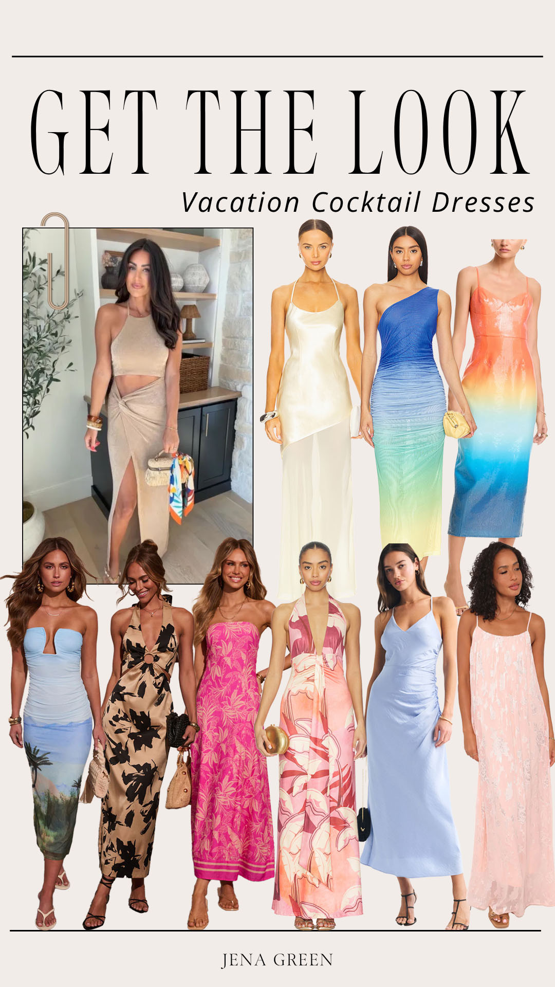 Get the Look - Vacation Cocktail Dresses | Get the Look Dresses | Get the Look Vacation Outfits 

 #LTKSeasonal #LTKTravel